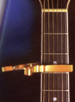 Capo placed at the 3rd fret.