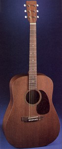 Guitar with flat finish